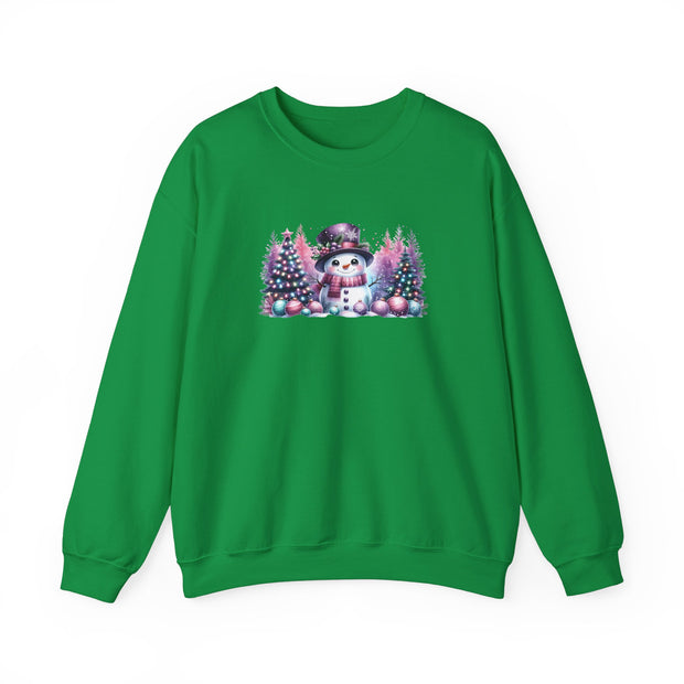 Pastel Snowman Unisex Heavy Blend™ Crewneck Sweatshirt