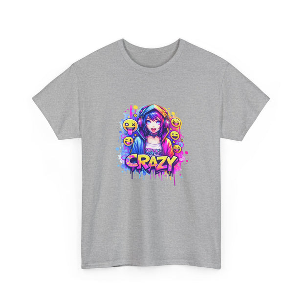 Graffiti Anime Girls Unisex Heavy Cotton Tee