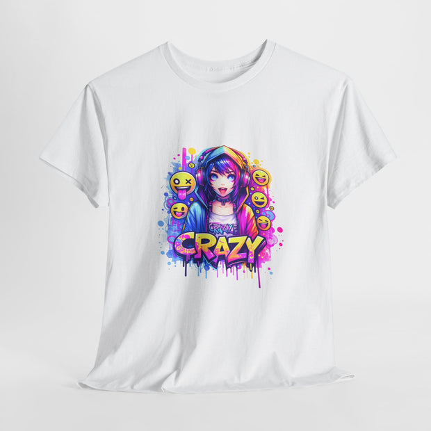 Graffiti Anime Girls Unisex Heavy Cotton Tee
