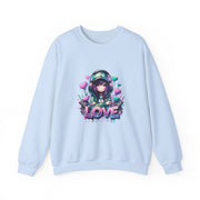 Graffiti Anime Girls Unisex Heavy Blend™ Crewneck Sweatshirt