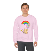 Winnie the Pooh Raining Pride Unisex Heavy Blend™ Crewneck Sweatshirt