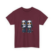 Horror Movie Cats Unisex Heavy Cotton Tee