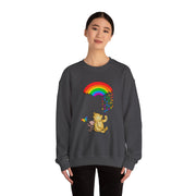 Winnie the Pooh Raining Pride Unisex Heavy Blend™ Crewneck Sweatshirt