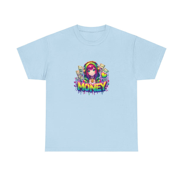 Graffiti Anime Girls Unisex Heavy Cotton Tee