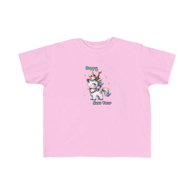 New Year Unicorn Toddler's Fine Jersey Tee