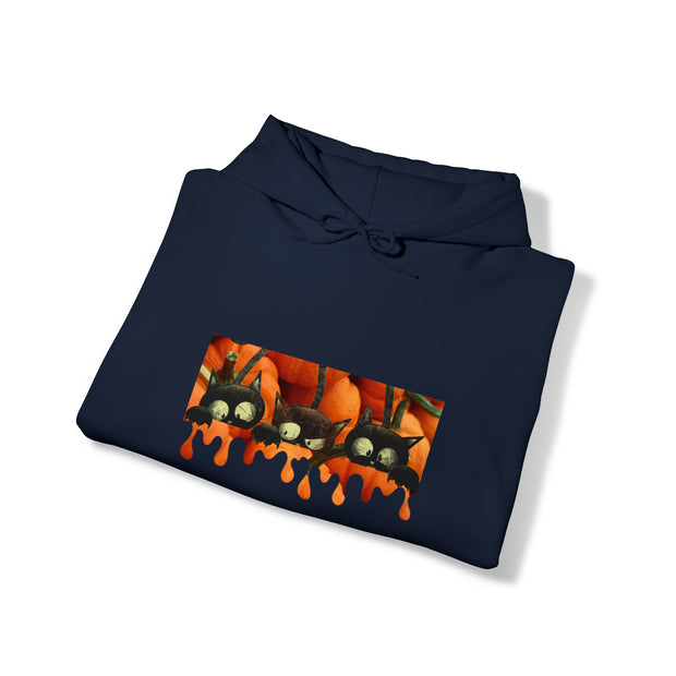 Pumpkin cats Unisex Heavy Blend™ Hooded Sweatshirt