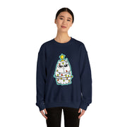 Christmas cat Unisex Heavy Blend™ Crewneck Sweatshirt