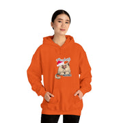 Christmas cat Unisex Heavy Blend™ Hooded Sweatshirt