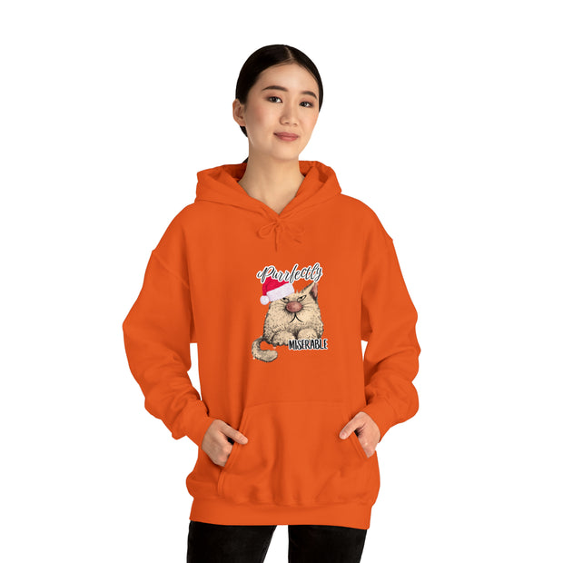Christmas cat Unisex Heavy Blend™ Hooded Sweatshirt