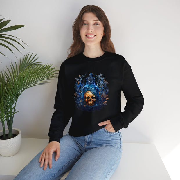 Bottled Skull Unisex Heavy Blend™ Crewneck Sweatshirt