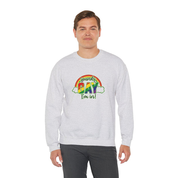 Sounds Gay Unisex Heavy Blend™ Crewneck Sweatshirt