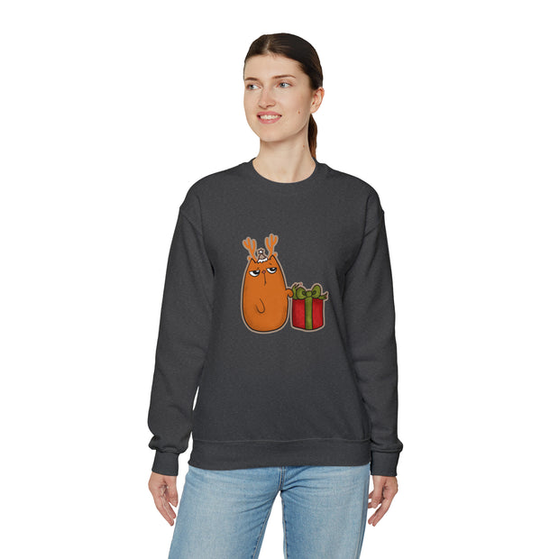 Christmas cat Unisex Heavy Blend™ Crewneck Sweatshirt