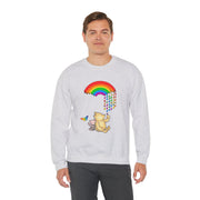 Winnie the Pooh Raining Pride Unisex Heavy Blend™ Crewneck Sweatshirt