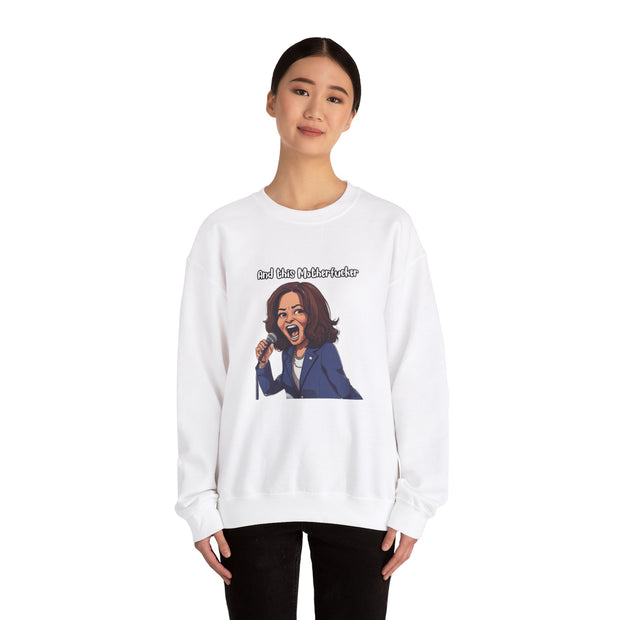 And This Motherf***** Unisex Heavy Blend™ Crewneck Sweatshirt