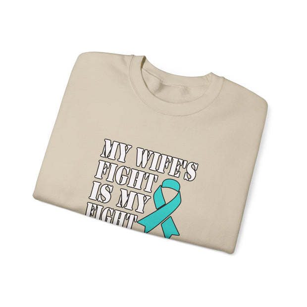 My Wife’s Fight Unisex Heavy Blend™ Crewneck Sweatshirt