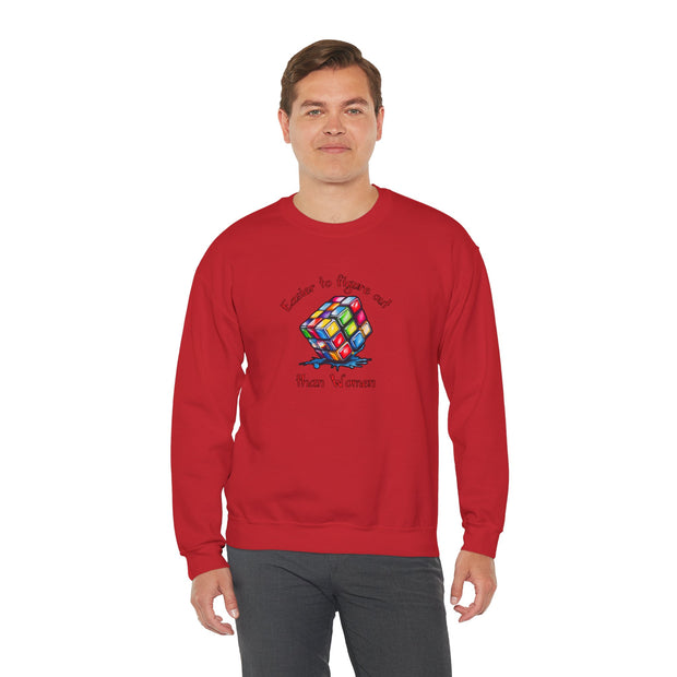 Rubik Cube Unisex Heavy Blend™ Crewneck Sweatshirt