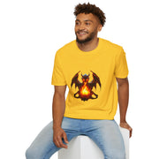 Fire Dragon Unisex Softstyle T-Shirt