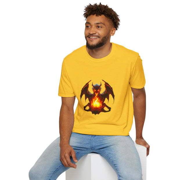 Fire Dragon Unisex Softstyle T-Shirt