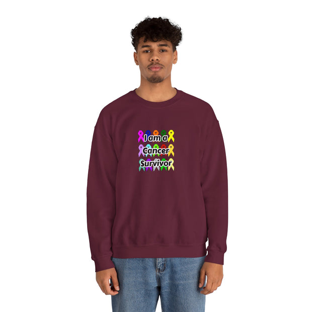 Cancer Survivor Unisex Heavy Blend™ Crewneck Sweatshirt