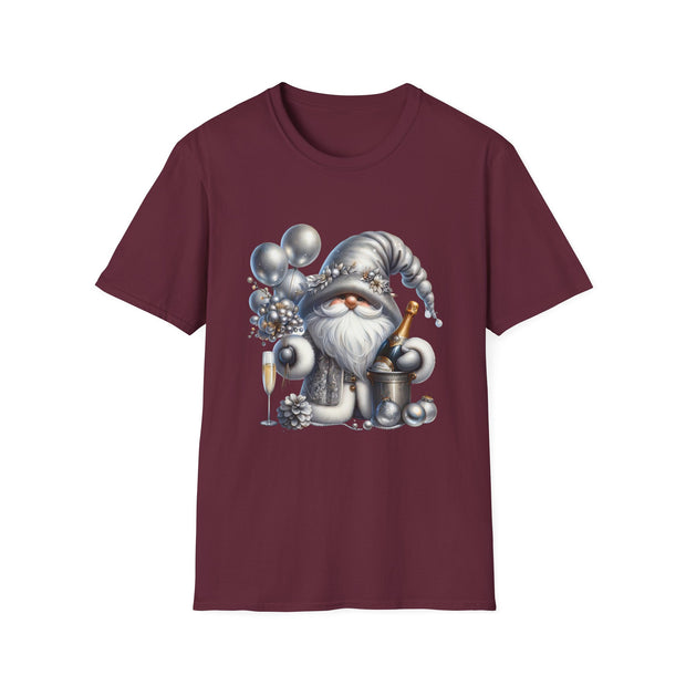 New Year Gnome Unisex Softstyle T-Shirt