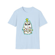 Christmas cat Unisex Softstyle T-Shirt