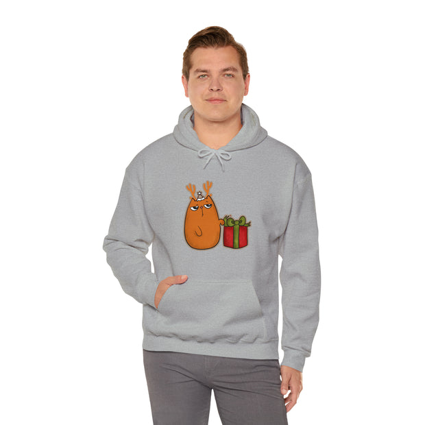 Christmas cat Unisex Heavy Blend™ Hooded Sweatshirt