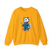Horror Movie Cats Unisex Heavy Blend™ Crewneck Sweatshirt