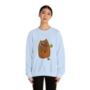 Christmas cat Unisex Heavy Blend™ Crewneck Sweatshirt