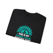 Ovarian Cancer Fighting Unisex Heavy Blend™ Crewneck Sweatshirt