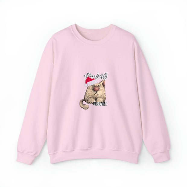 Christmas cat Unisex Heavy Blend™ Crewneck Sweatshirt
