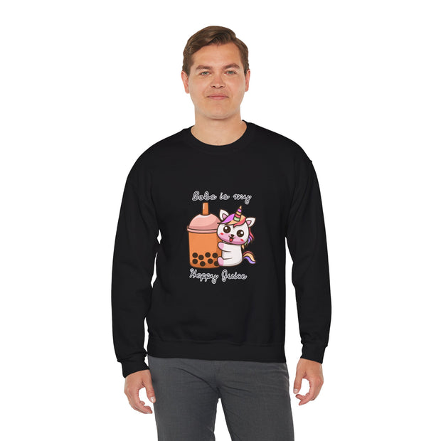 Unicorn Boba Unisex Heavy Blend™ Crewneck Sweatshirt