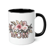 Mom Flowers Accent Mugs, 11oz