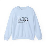 Peace Love Camping Unisex Heavy Blend™ Crewneck Sweatshirt