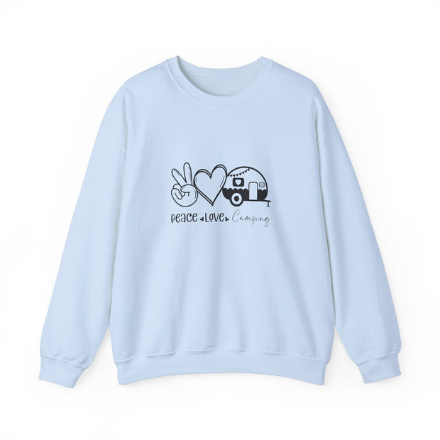 Peace Love Camping Unisex Heavy Blend™ Crewneck Sweatshirt