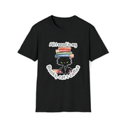 Books, Cat & Coffee Unisex Softstyle T-Shirt