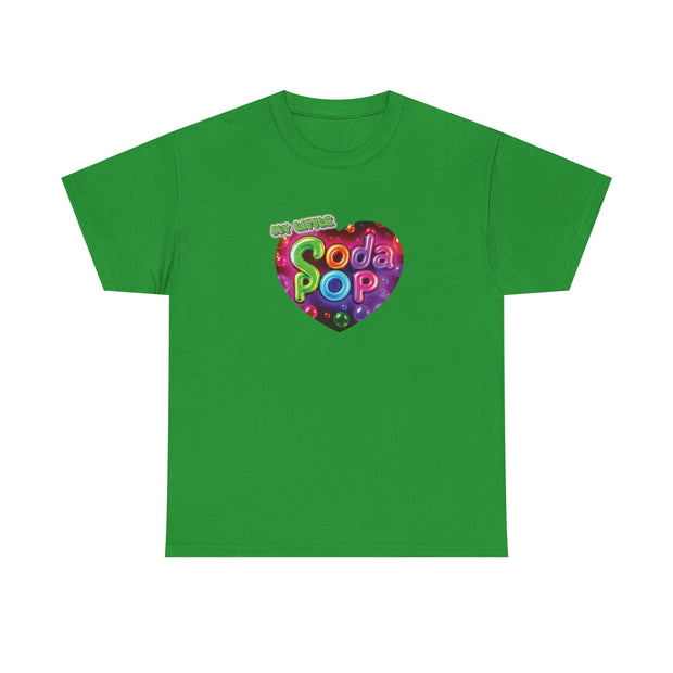 Soda Pop Heart Tee - Vintage Unisex Cotton T-Shirt, Casual Wear, Retro Graphic Tee, Gift for Soda Lovers, Summer Fashion