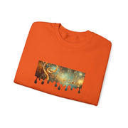 Golden Musical Notes Unisex Heavy Blend™ Crewneck Sweatshirt