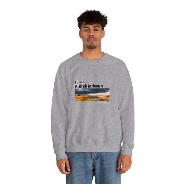 Tánsi Cree Saskatchewan Unisex Heavy Blend™ Crewneck Sweatshirt