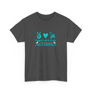 Peace Love Cure Unisex Heavy Cotton Tee
