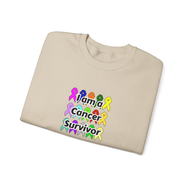 Cancer Survivor Unisex Heavy Blend™ Crewneck Sweatshirt