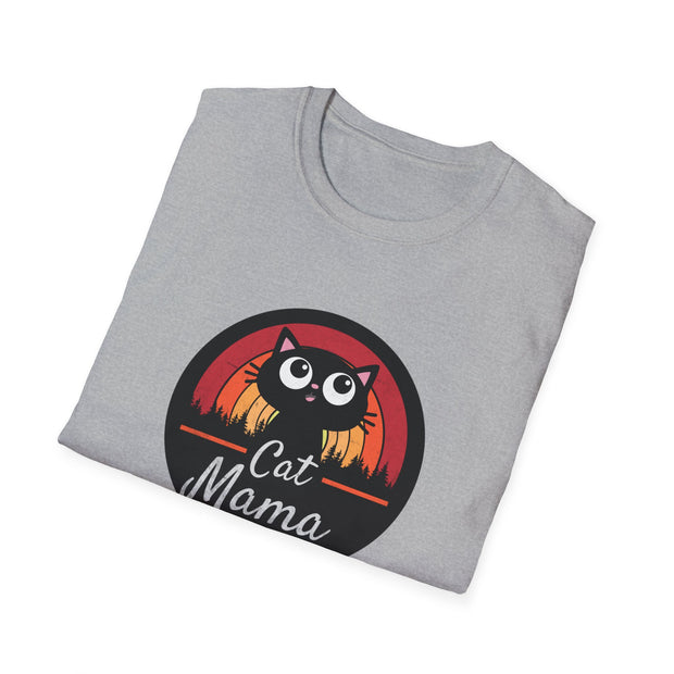 Cat Mama Unisex Softstyle T-Shirt