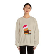 Christmas cat Unisex Heavy Blend™ Crewneck Sweatshirt
