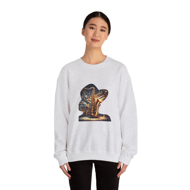 Saxophone Unisex Heavy Blend™ Crewneck Sweatshirt