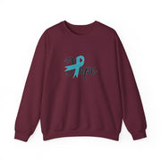 Ovarian Cancer Hope Unisex Heavy Blend™ Crewneck Sweatshirt