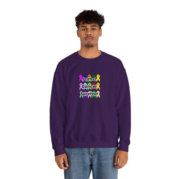 Cancer Survivor Unisex Heavy Blend™ Crewneck Sweatshirt