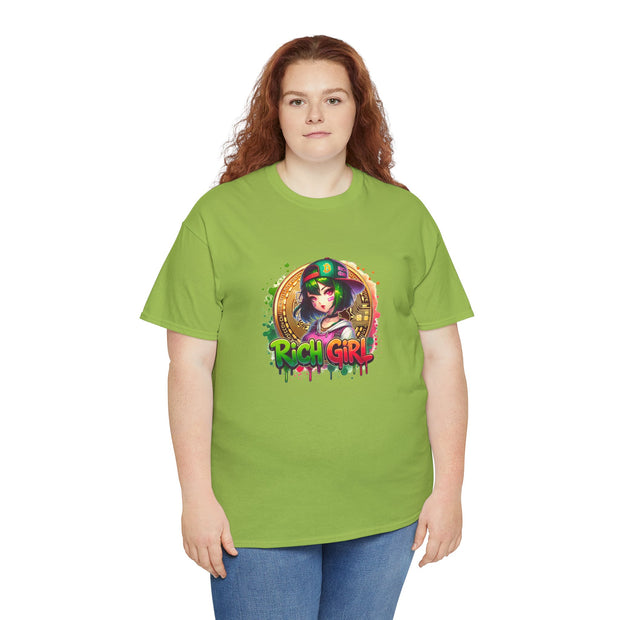 Graffiti Anime Girls Unisex Heavy Cotton Tee
