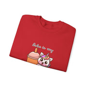 Unicorn Boba Unisex Heavy Blend™ Crewneck Sweatshirt