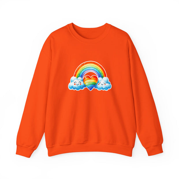 Rainbow Love Unisex Heavy Blend™ Crewneck Sweatshirt
