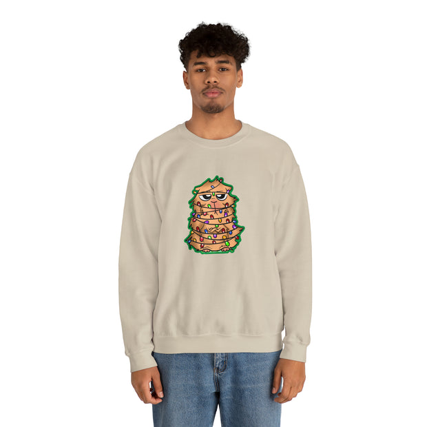 Christmas cat Unisex Heavy Blend™ Crewneck Sweatshirt