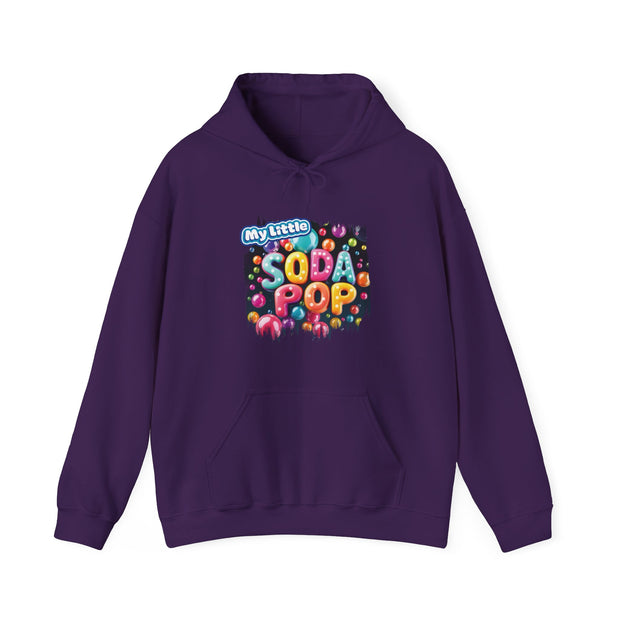 My Little Soda Pop Hooded Sweatshirt, Trendy Unisex Pullover, Fun Gift for Teens, Casual Wear, Comfortable Street Style